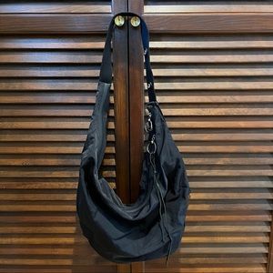 Rebecca Minkoff nylon crescent hobo bag